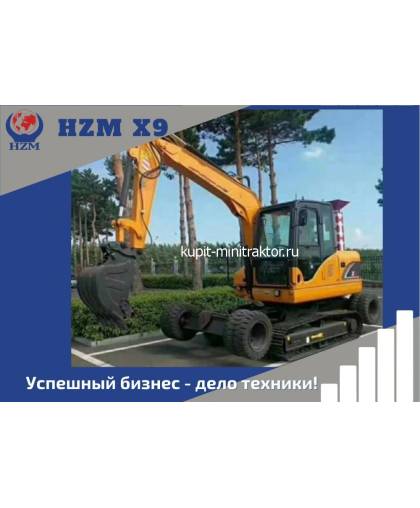 Экскаватор колесно-гусеничный HZM X9